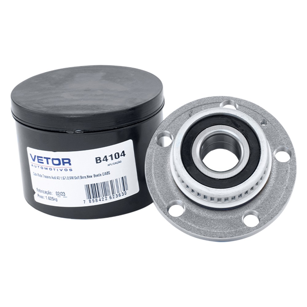 Cubo de Roda Traseiro para Audi A4 - Vetor - B4104