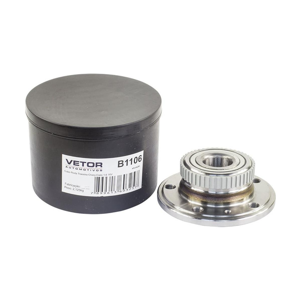 Cubo de Roda Traseiro para Chery Cielo - Vetor - B1106