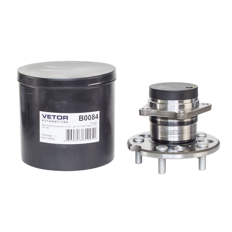 Cubo de Roda Traseiro Chery Tiggo e Lifan X60 - Vetor - B0084