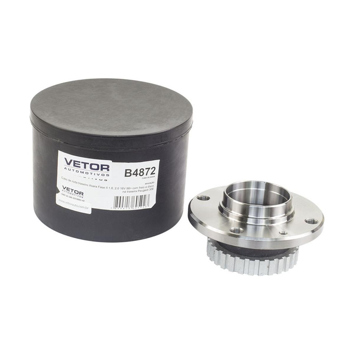 Cubo de Roda Traseiro - Vetor - B4872