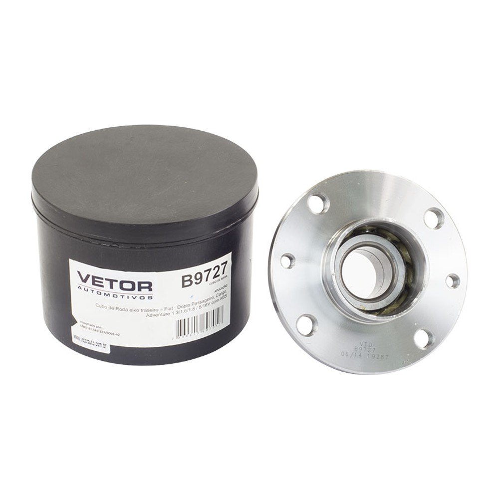 Cubo de Roda Traseiro para Fiat Doblo - Vetor - B9727