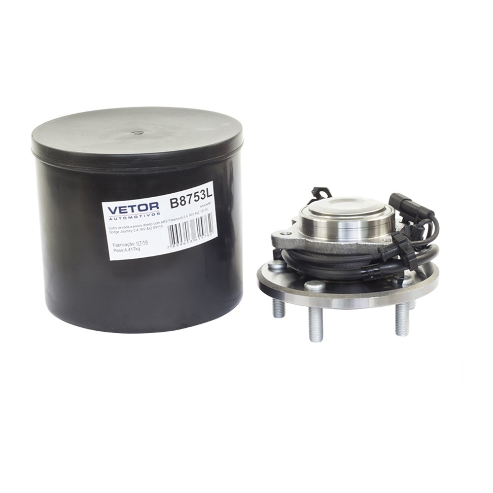 Cubo de Roda Traseiro Dodge Journey e Fiat Freemont - Vetor - B8753L