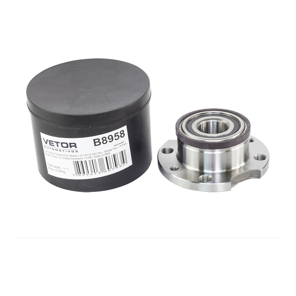 Cubo de Roda Traseiro para Fiat Strada - Vetor - B8958