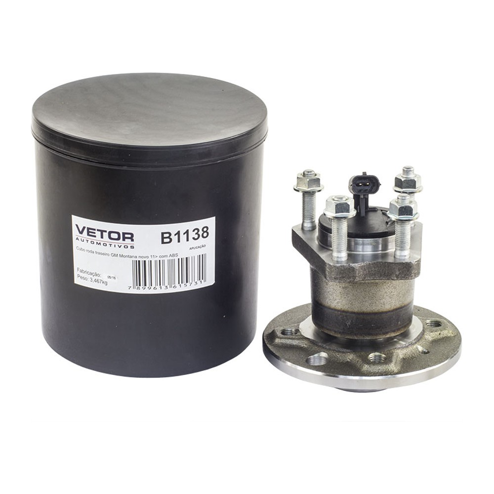 Cubo de Roda Traseiro para Chevrolet Montana - Vetor - B1138