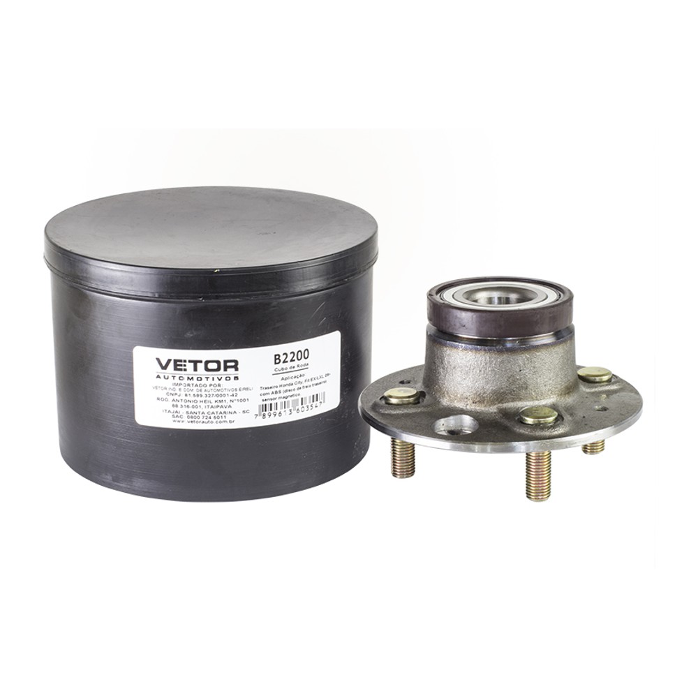 Cubo de Roda Traseiro para Honda City - Vetor - B2200