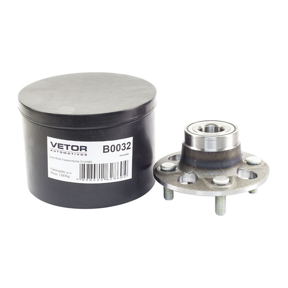 Cubo de Roda Traseiro para Honda FIT - Vetor - B0032