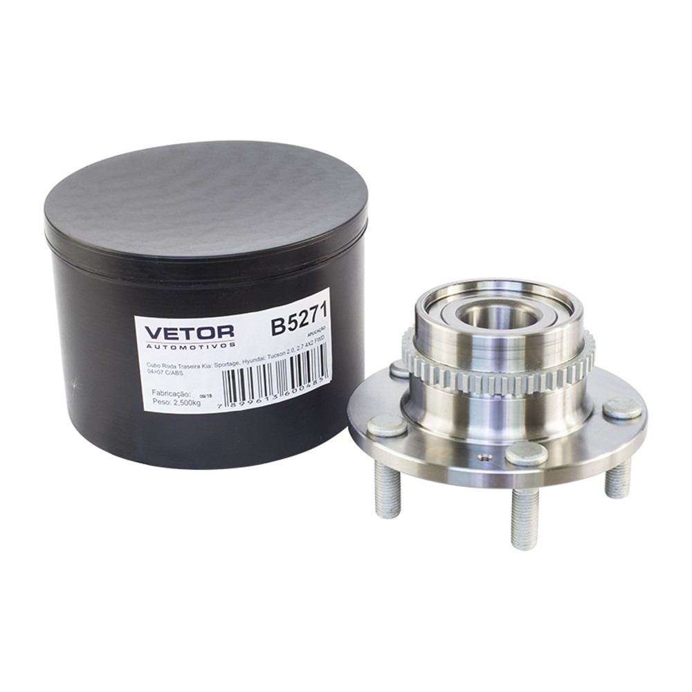 Cubo de Roda Traseiro Hyundai Tucson e Kia Sportage - Vetor - B5271