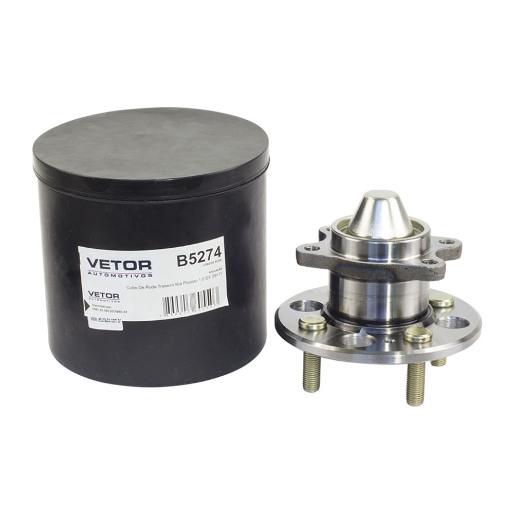 Cubo de Roda Traseiro para Hyundai HB20 - Vetor - B5274