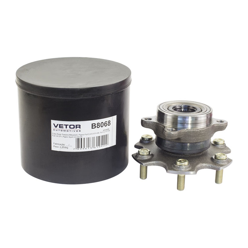 Cubo de Roda Traseiro para Mitsubishi Pajero Sport - Vetor - B8068