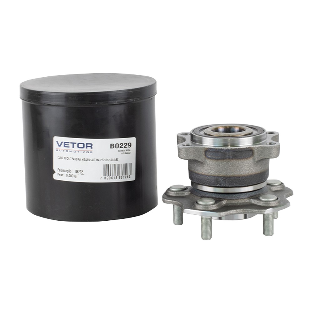 Cubo de Roda Traseiro para Nissan Altima - Vetor - B0229