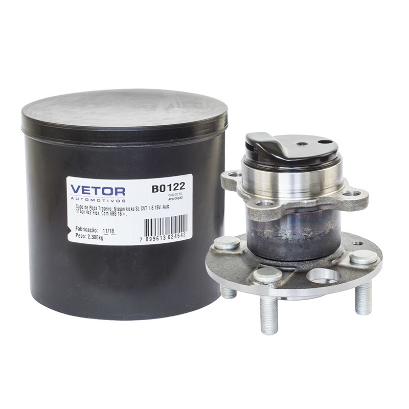 Cubo de Roda Traseiro para Nissan Kicks - Vetor - B0122