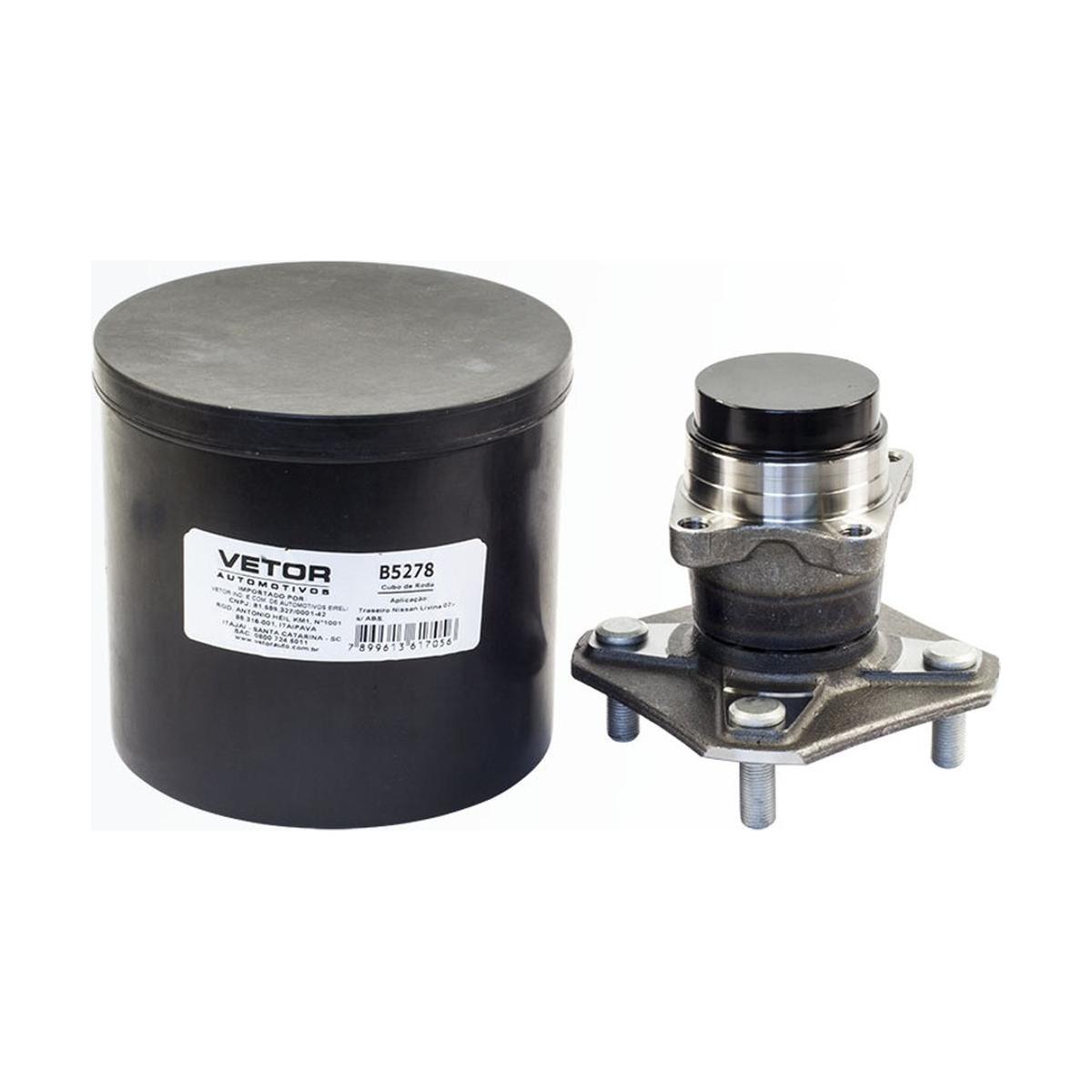 Cubo de Roda Traseiro para Nissan Livina - Vetor - B5278