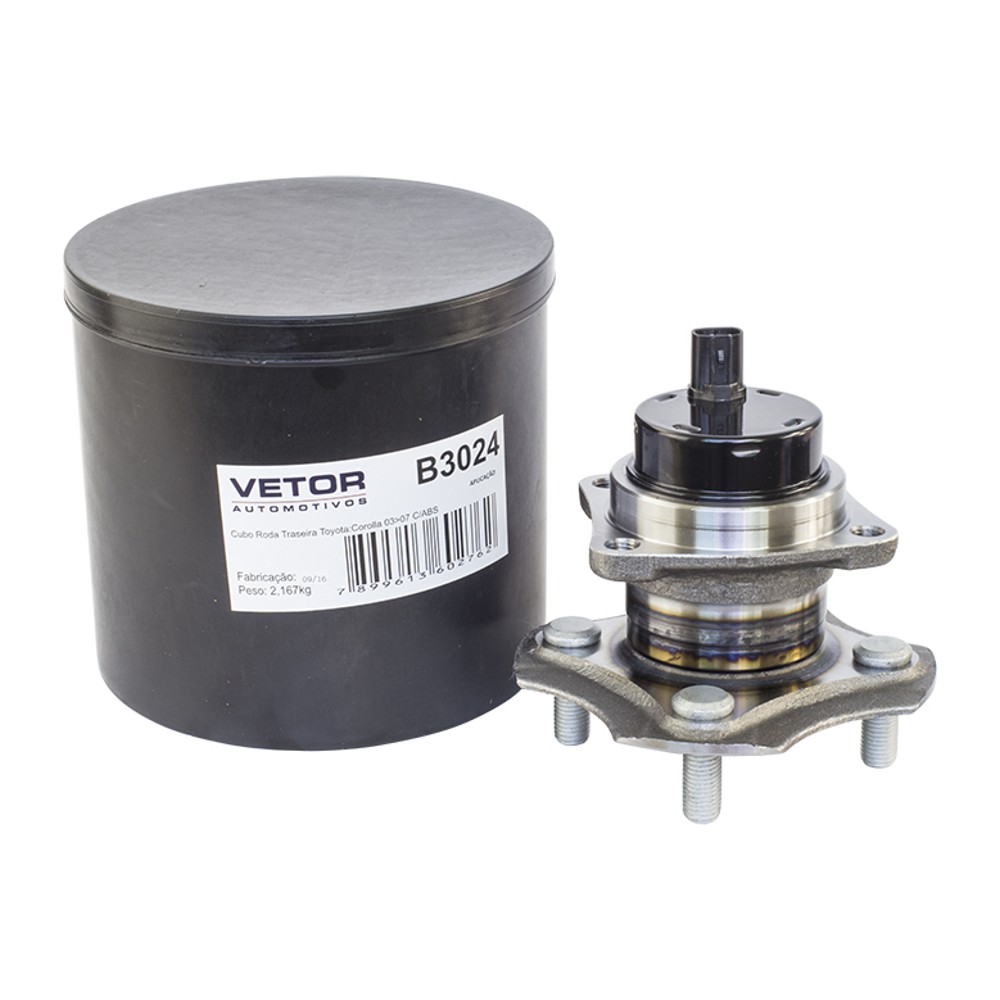 Cubo de Roda Traseiro para Toyota Corolla - Vetor - B3024