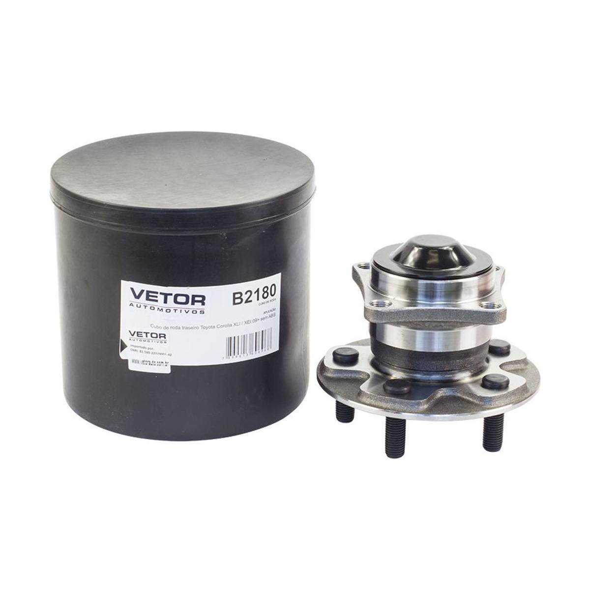 Cubo de Roda Traseiro para Toyota Corolla - Vetor - B2180