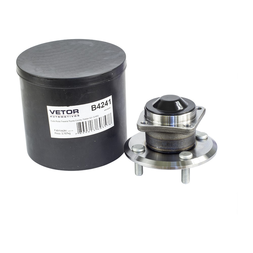 Cubo de Roda Traseiro para Toyota Corolla e Fielder - Vetor - B4241