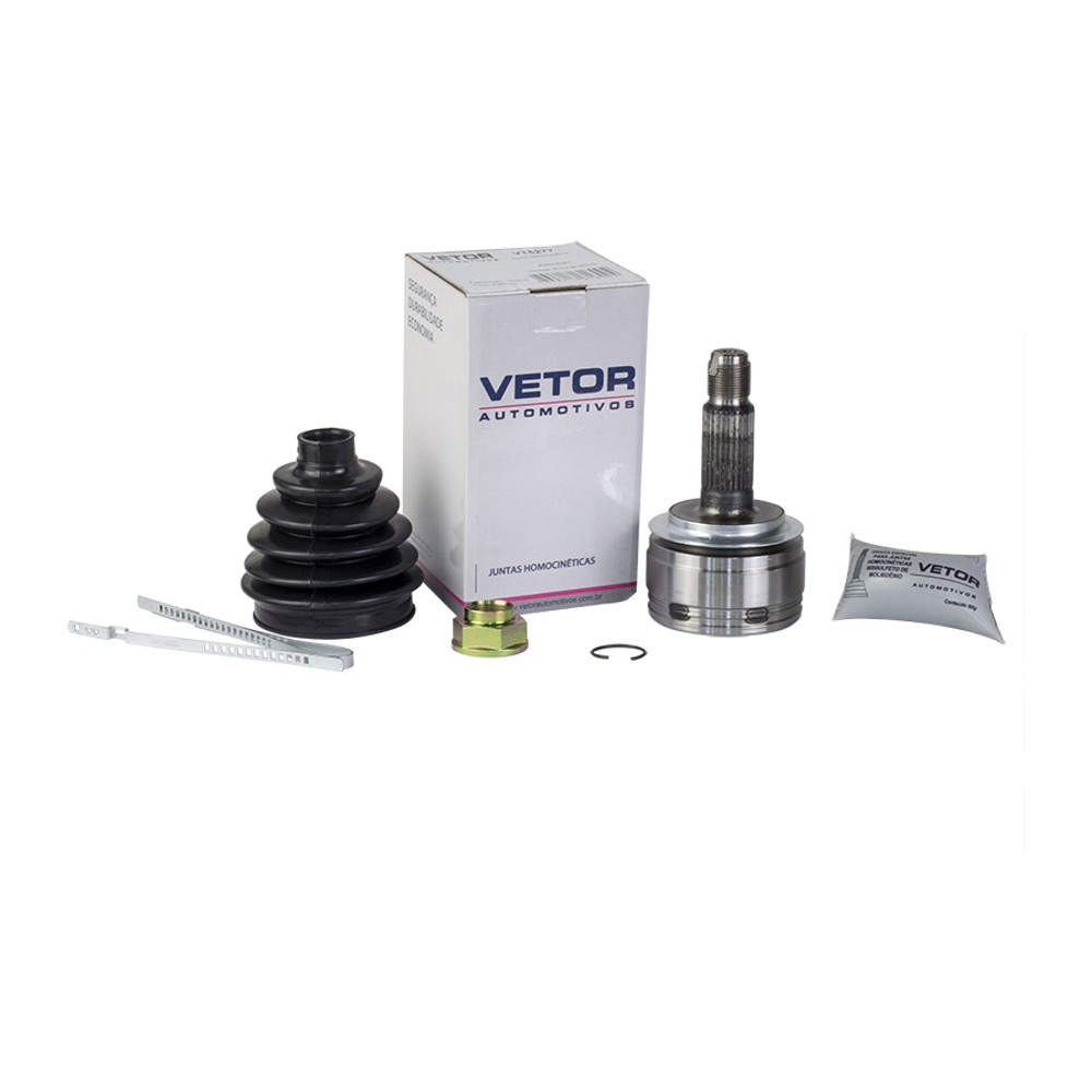 Junta Homocinética Dianteira Direita ou Esquerda para Câmbio Manual para Honda Civic - Vetor - Vt5277