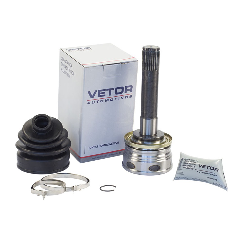 Junta Homocinética Direita ou Esquerda para Mitsubishi L200 e Pajero Sport - Vetor - Vt5104