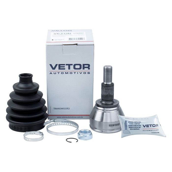 Junta Homocinética Direita ou Esquerda para Câmbio Manual para Volkswagen Polo - Vetor - Vt5892