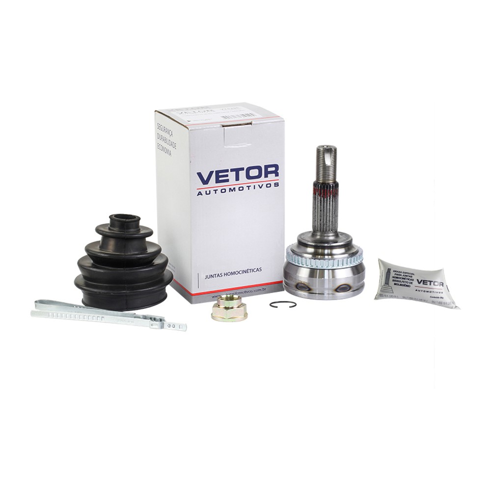 Junta Homocinética Roda para Câmbio Manual ou Automático com ABS para Toyota Corolla - Vetor - Vt5295
