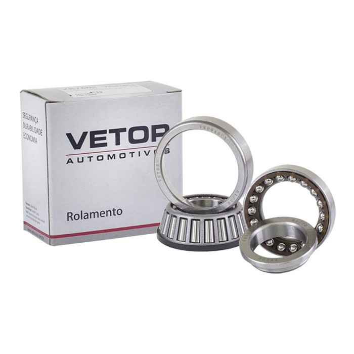 Kit de Rolamento da Caixa de Direção para Yamaha Xtz 125 - Vetor - Vk0046Cx