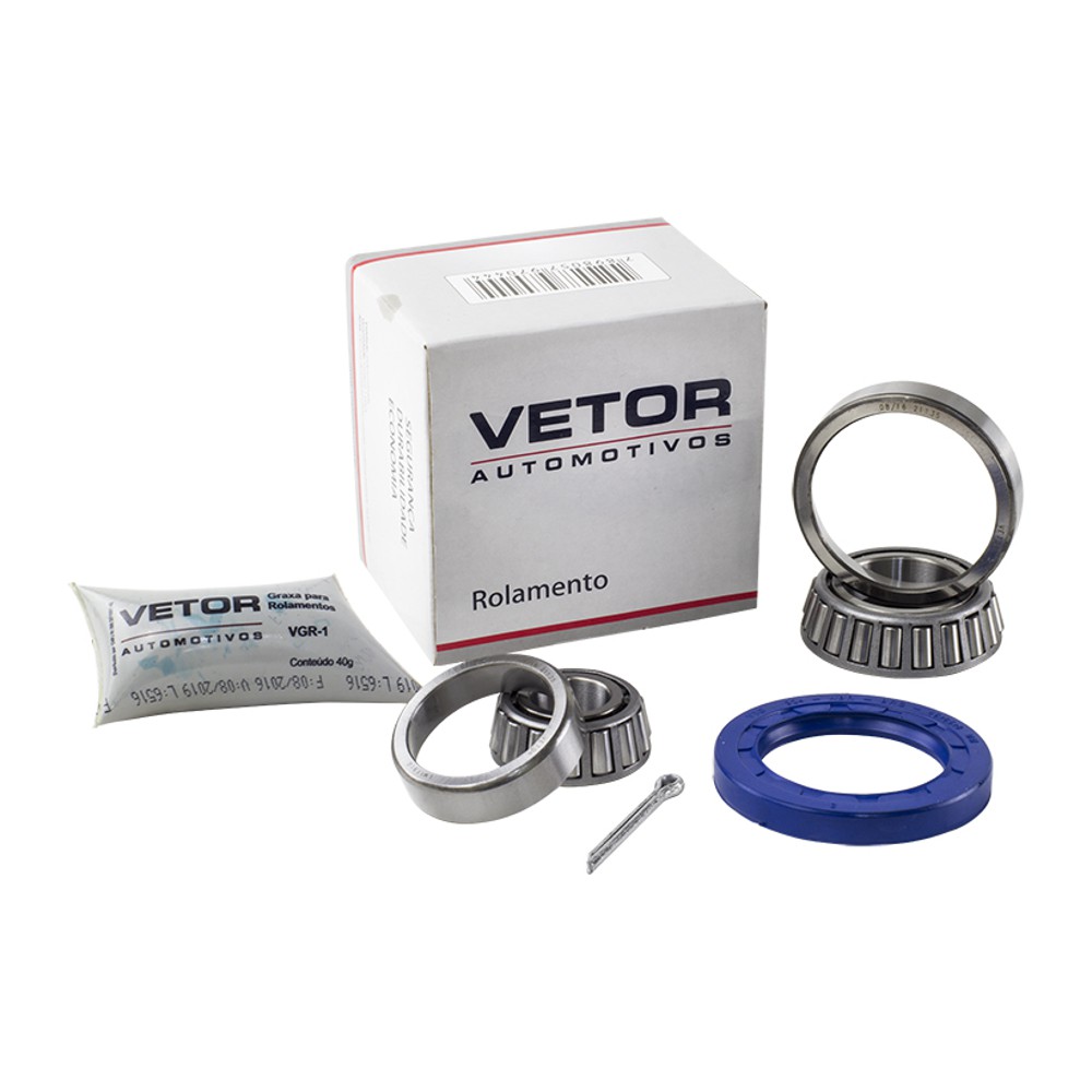 Kit de Rolamento da Roda Dianteira para Volkswagen Kombi - Vetor - Vk0006Dv