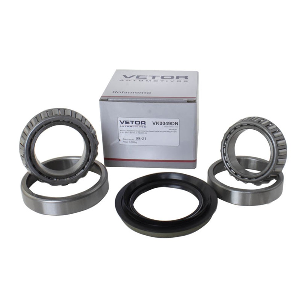 Kit de Rolamento da Roda Dianteira para Nissan Frontier e X-Terra - Vetor - Vk0049Dn