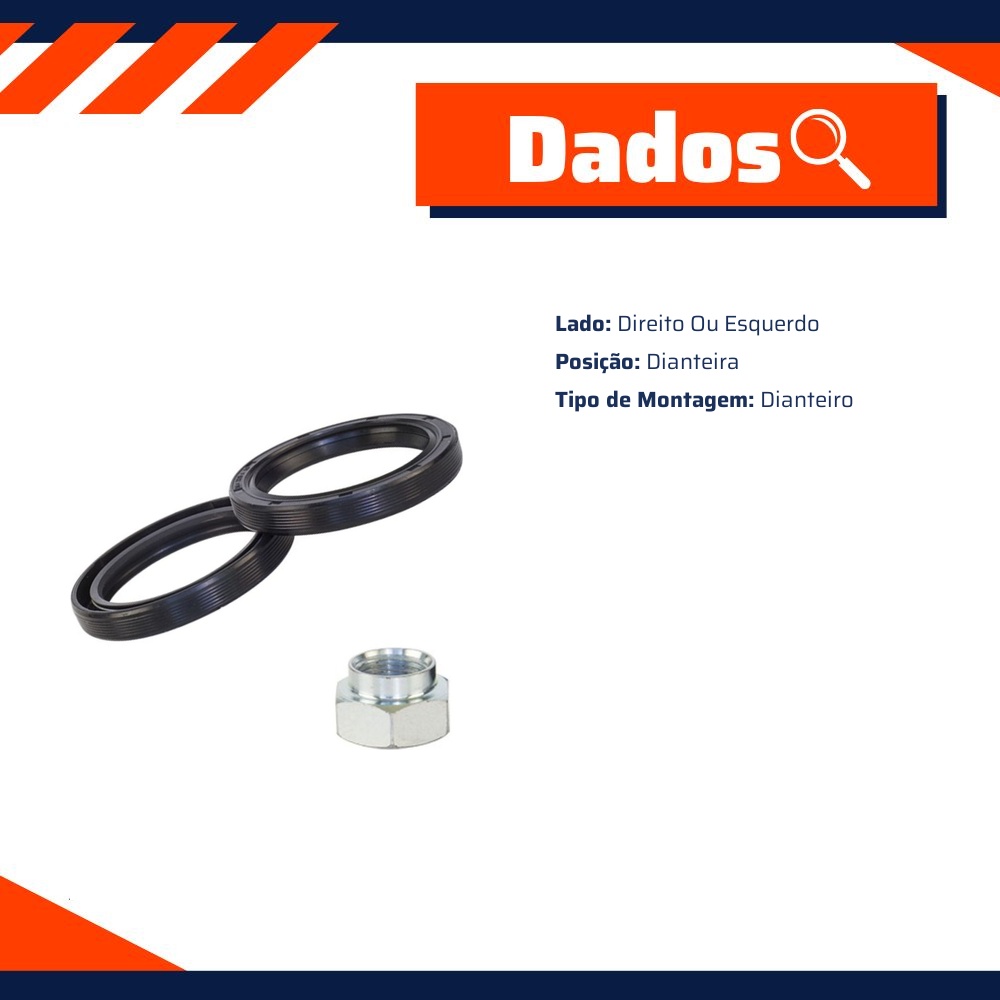 Kit de Rolamento da Roda Dianteira para Lada Niva - Vetor - Vk0040Ld