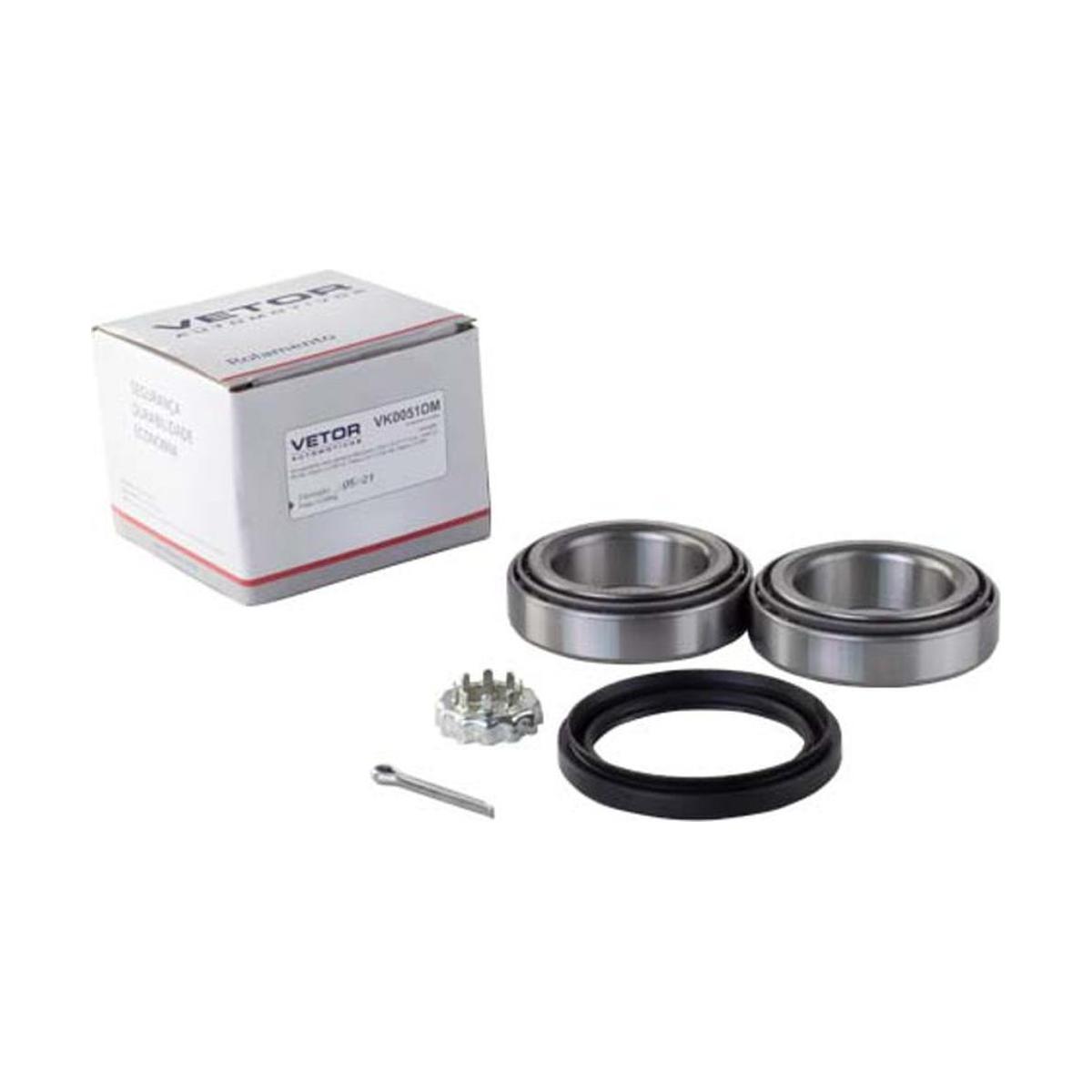 Kit de Rolamento da Roda Dianteira para Mitsubishi L200 e L300 - Vetor - Vk0051Dm
