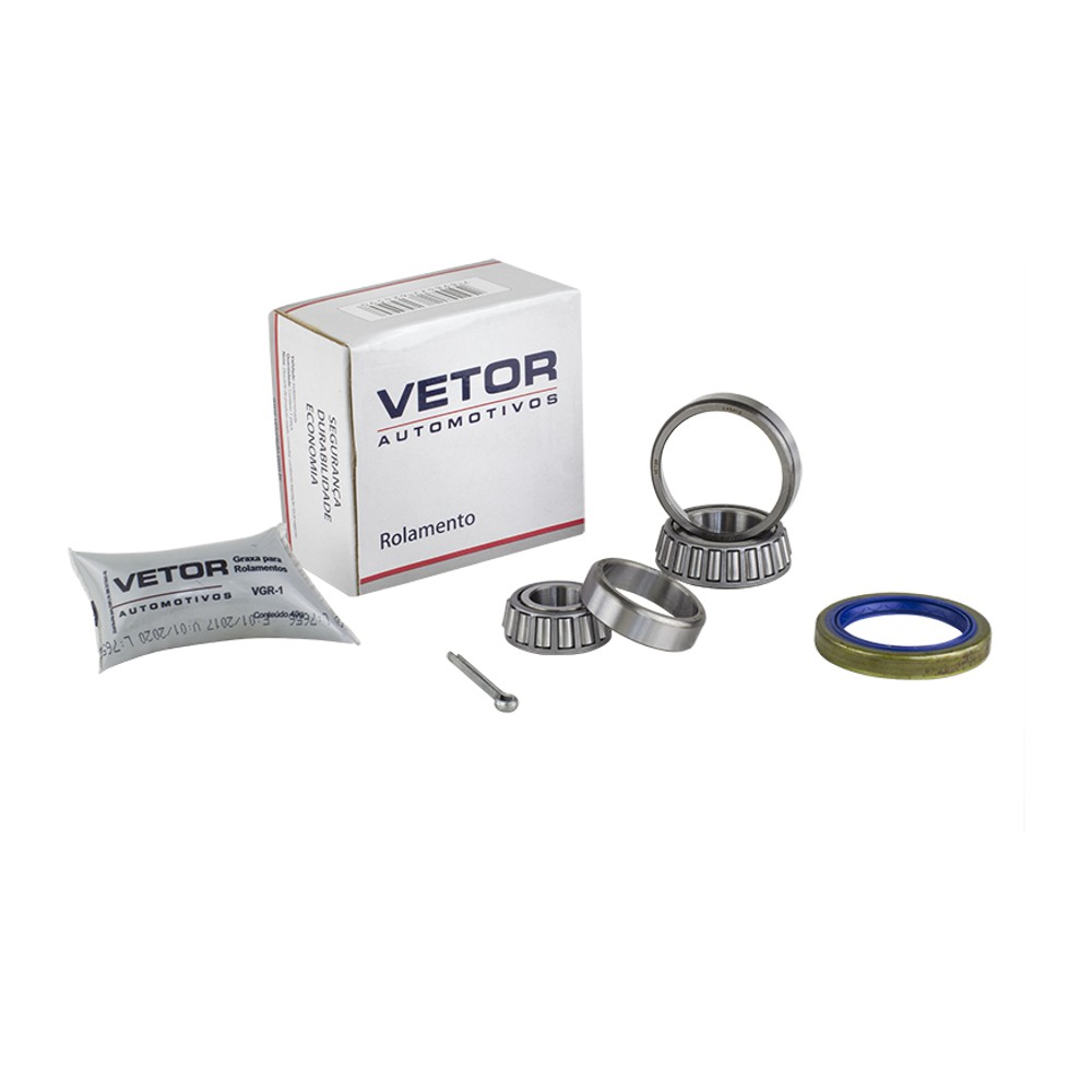 Kit Rolamento Direito ou Esquerdo Roda Traseira - Vetor - Vk0002Tf
