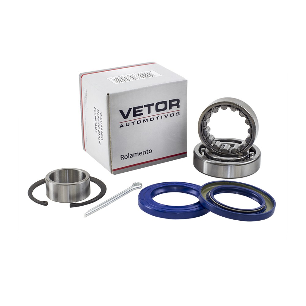 Kit de Rolamento da Roda Traseira para Volkswagen Kombi - Vetor - Vk0007Tv