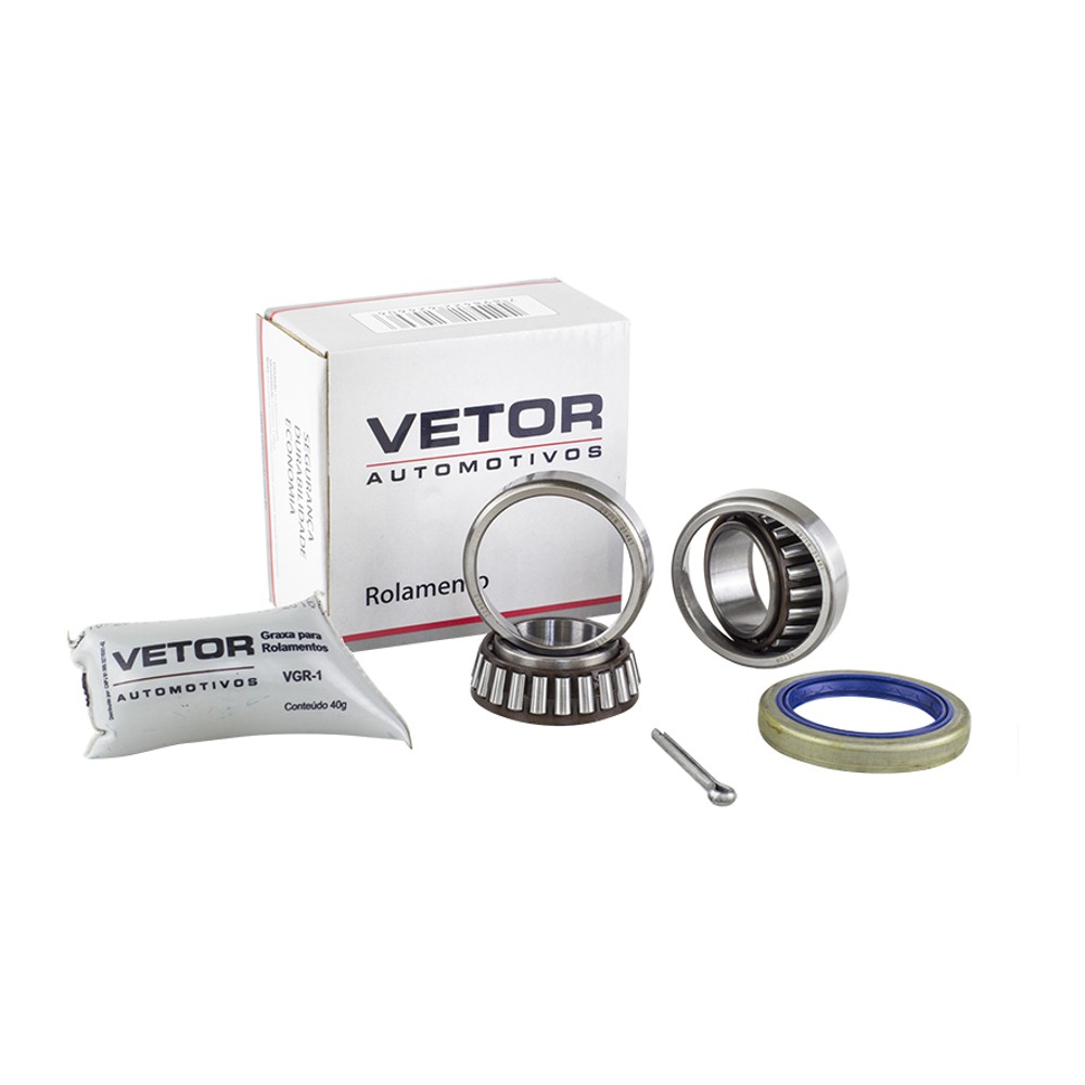 Kit Rolamento Roda Traseira Direita ou Esquerda - Vetor - Vk0003Tf