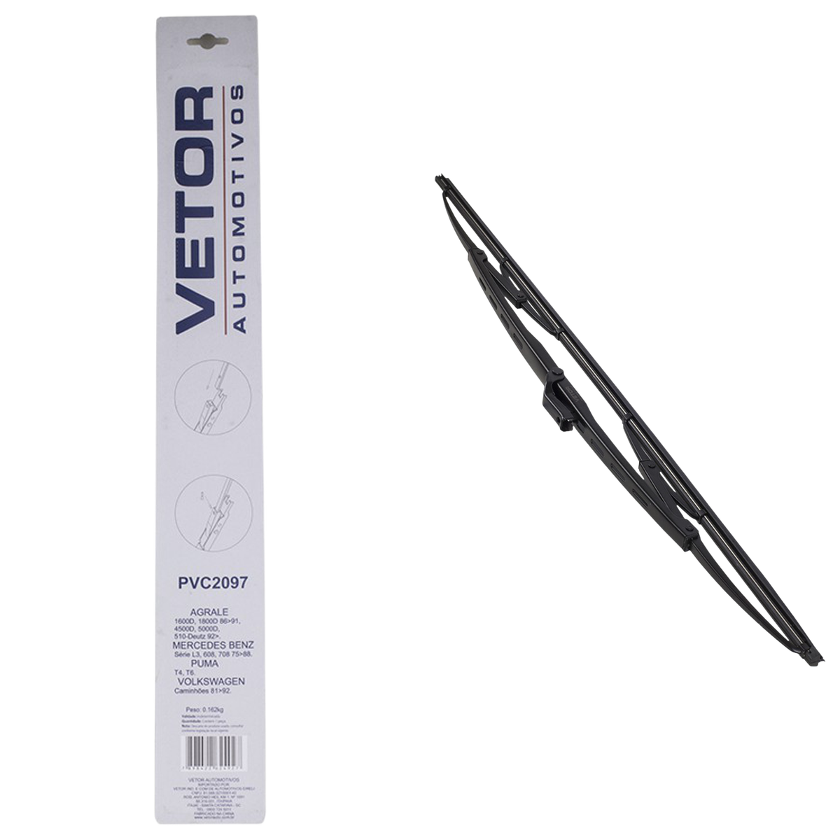 Palheta Dianteira 20" - Vetor - Pvc2097