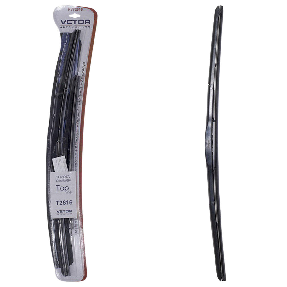 Par Palheta Dianteira Específica Híbrida 26" e 16" - Vetor - Pvt2616