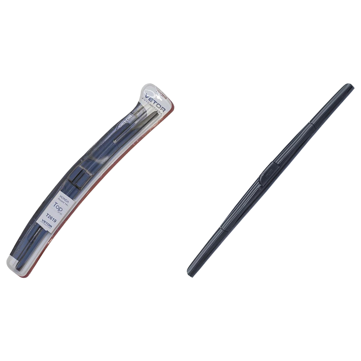 Par Palheta Dianteira Específica Híbrida 26" e 19" para Honda Accord - Vetor - Pvt2619
