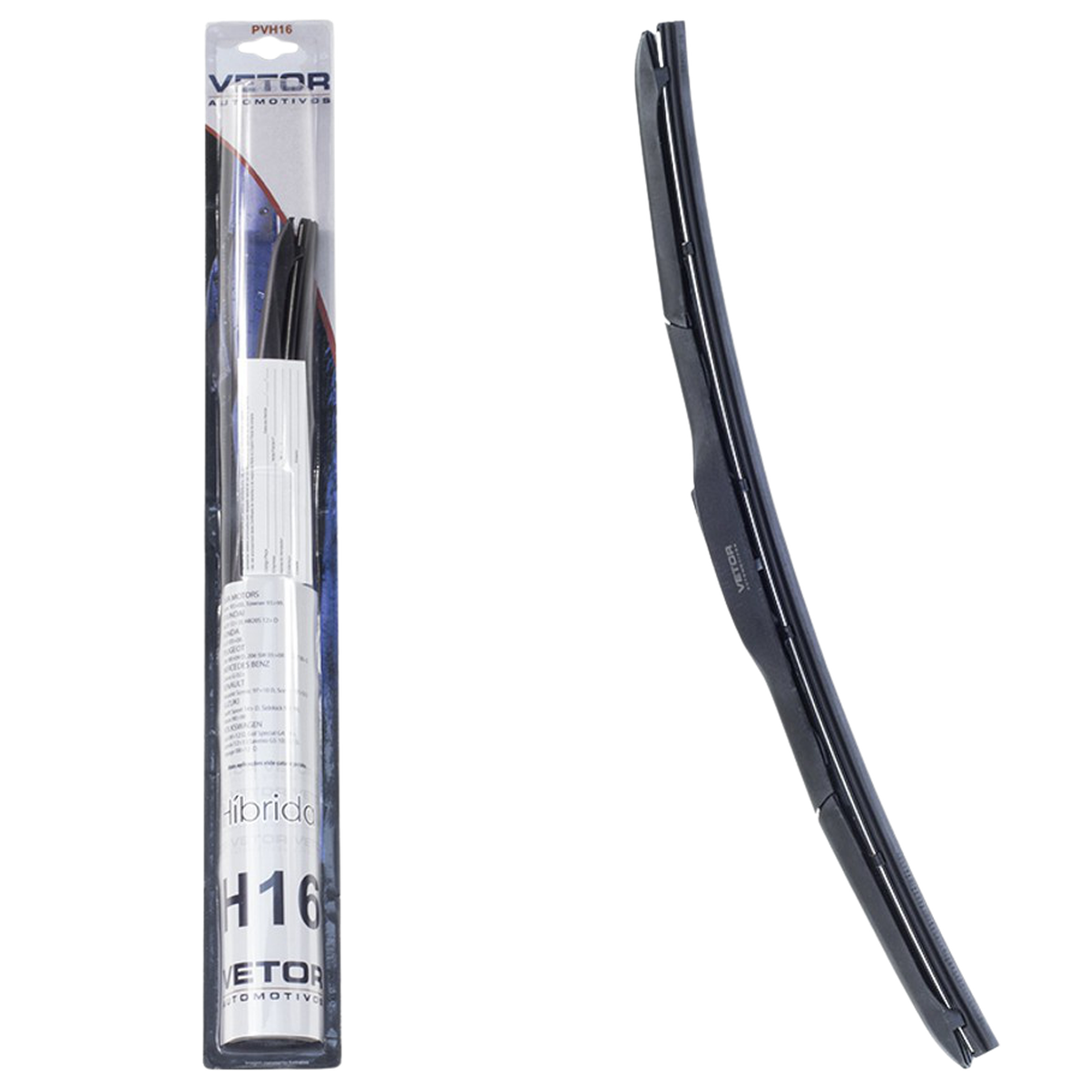 Palheta Dianteira Híbrida 16" - Vetor - Pvh16