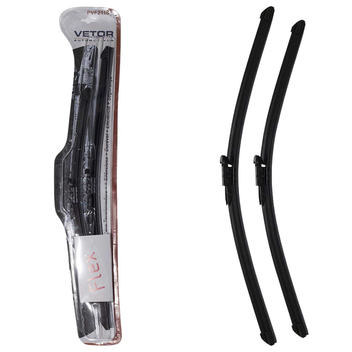 Par Palheta Dianteira Flex para Ford Fiesta - Vetor - Pvf2116