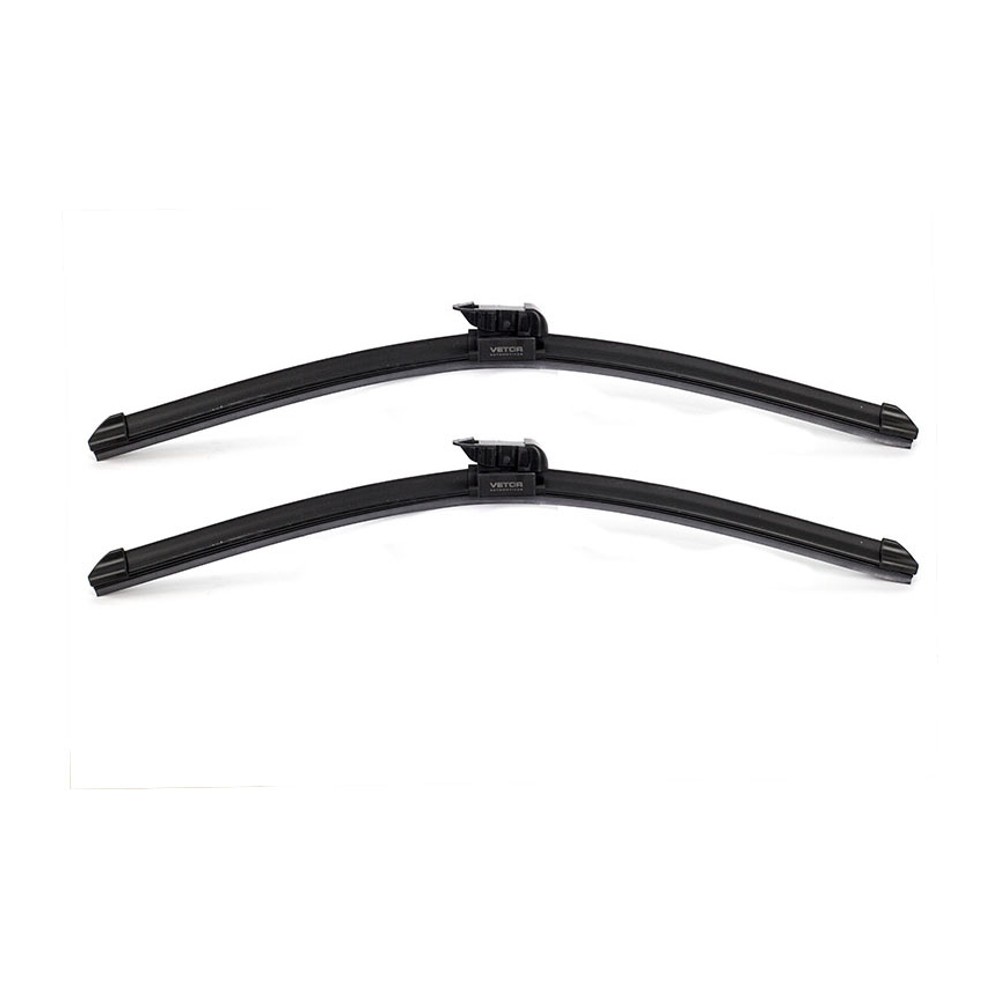 Par Palheta Flex Específica Dianteira 21" e 19" para Volkswagen Polo e Polo Sedan - Vetor - Pvf2119P