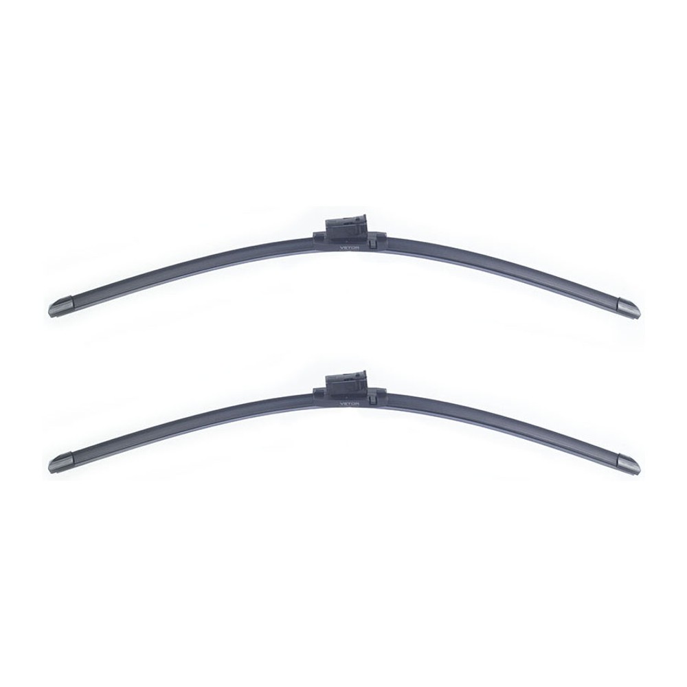 Par Palheta Flex Específica Dianteira 24" e 14" para Chevrolet Onix e Prisma - Vetor - Pvf2414G