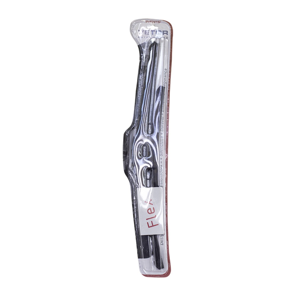 Par Palheta Flex Específica Dianteira 24" e 15" para Fiat Idea - Vetor - Pvf2415F