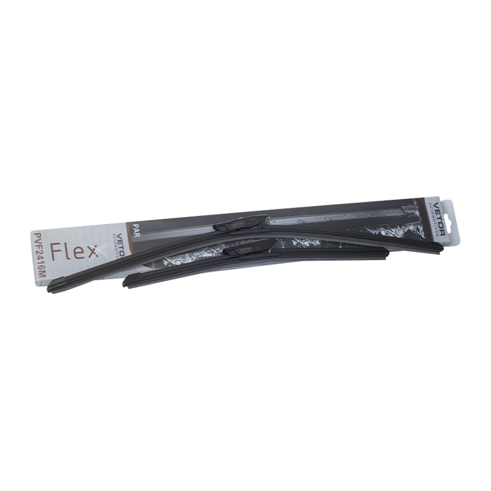 Par Palheta Flex Específica Dianteira 24" e 16" - Vetor - Pvf2416M