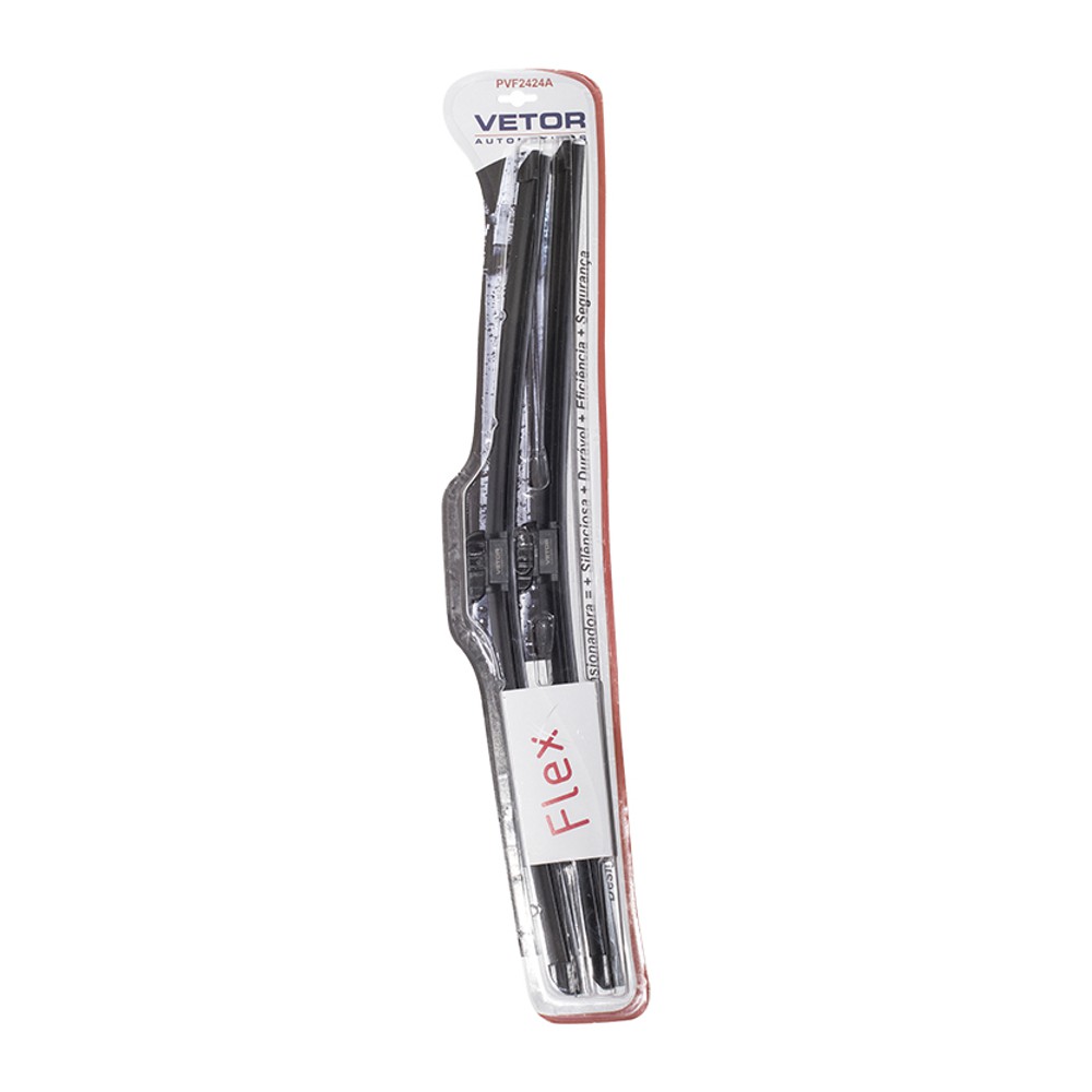 Par Palheta Flex Específica Dianteira 24" e 24" para Volkswagen Amarok e Delivery 9-170 - Vetor - Pvf2424A