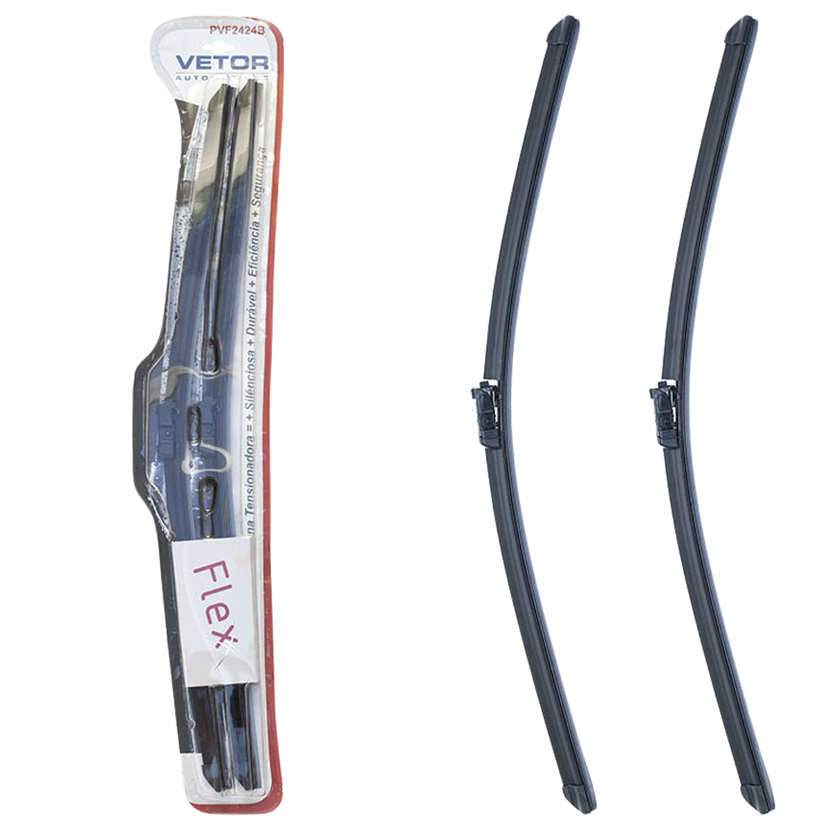 Par Palheta Flex Específica Dianteira 24" e 24" - Vetor - Pvf2424B