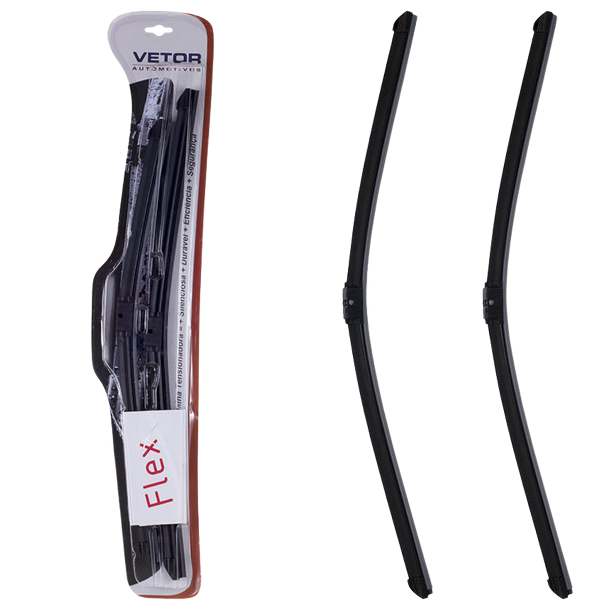 Par Palheta Flex Específica Dianteira 24" e 24" - Vetor - Pvf2424