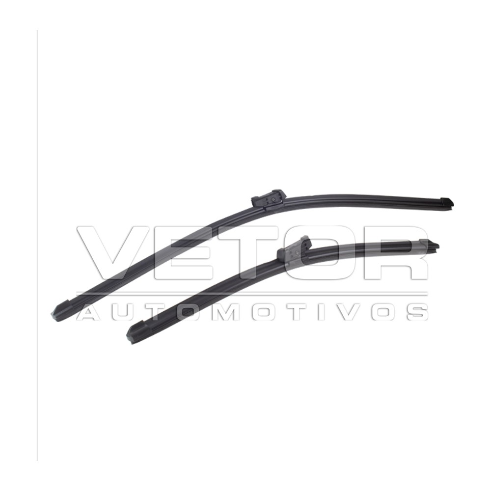 Par Palheta Flex Específica Dianteira 25" e 18" para Volkswagen T-Cross - Vetor - Pvf2518