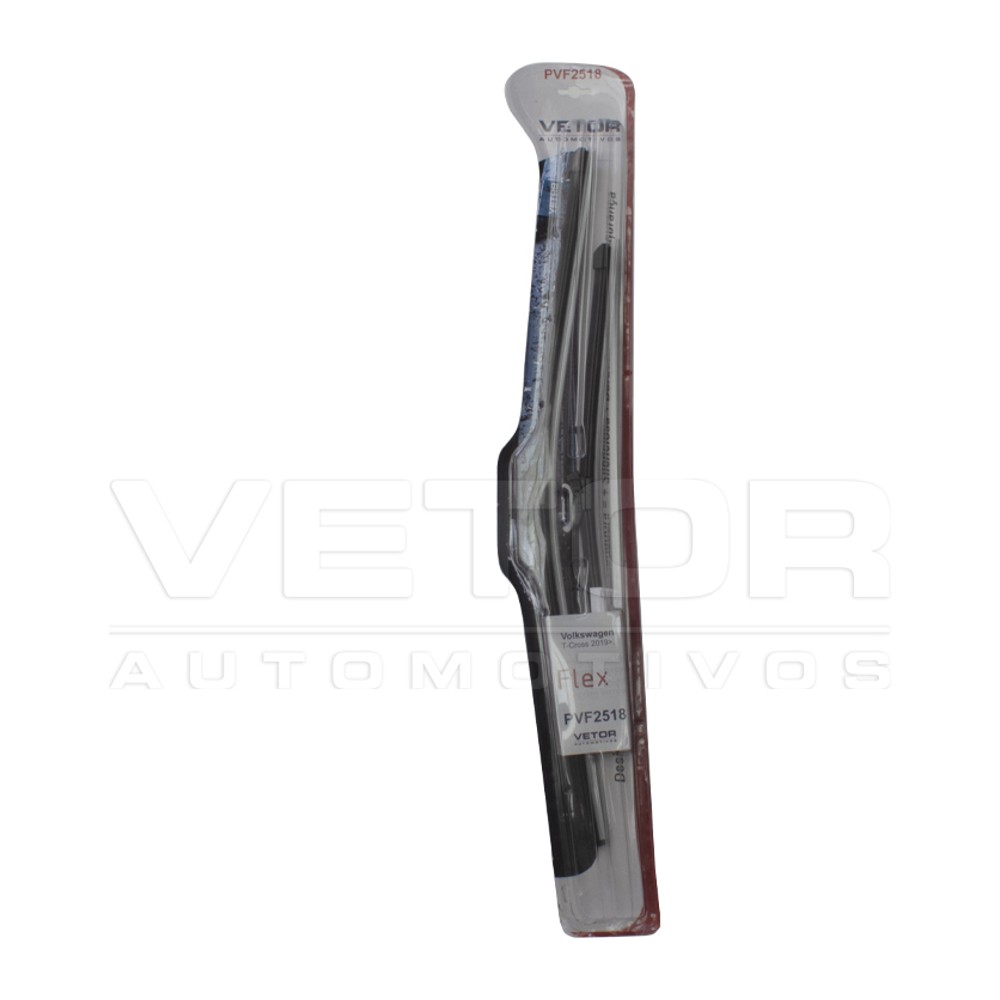 Par Palheta Flex Específica Dianteira 25" e 18" para Volkswagen T-Cross - Vetor - Pvf2518
