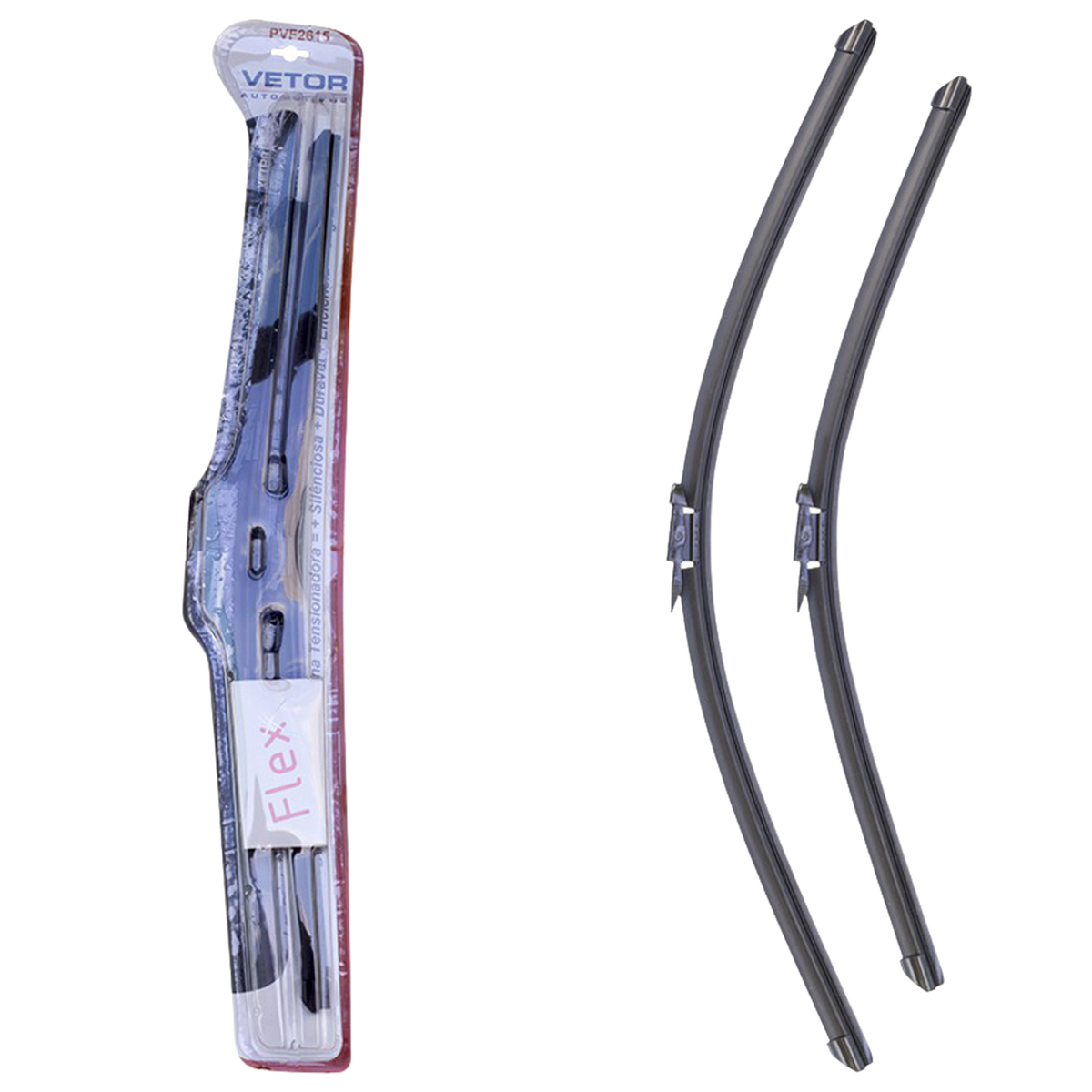 Par Palheta Flex Específica Dianteira 26" e 15" - Vetor - Pvf2615