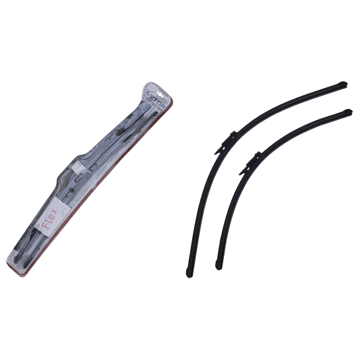 Par Palheta Flex Específica Dianteira 27" e 26" para Ford Fusion - Vetor - Pvf2726