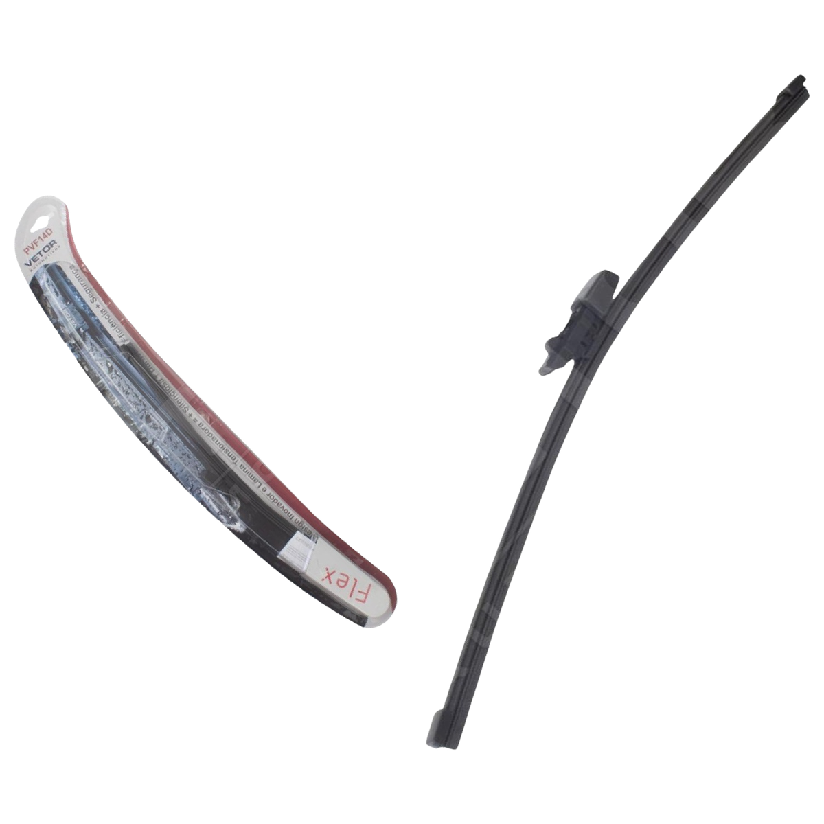Palheta Flex Traseira 14" para Fiat Doblo - Vetor - Pvf14D