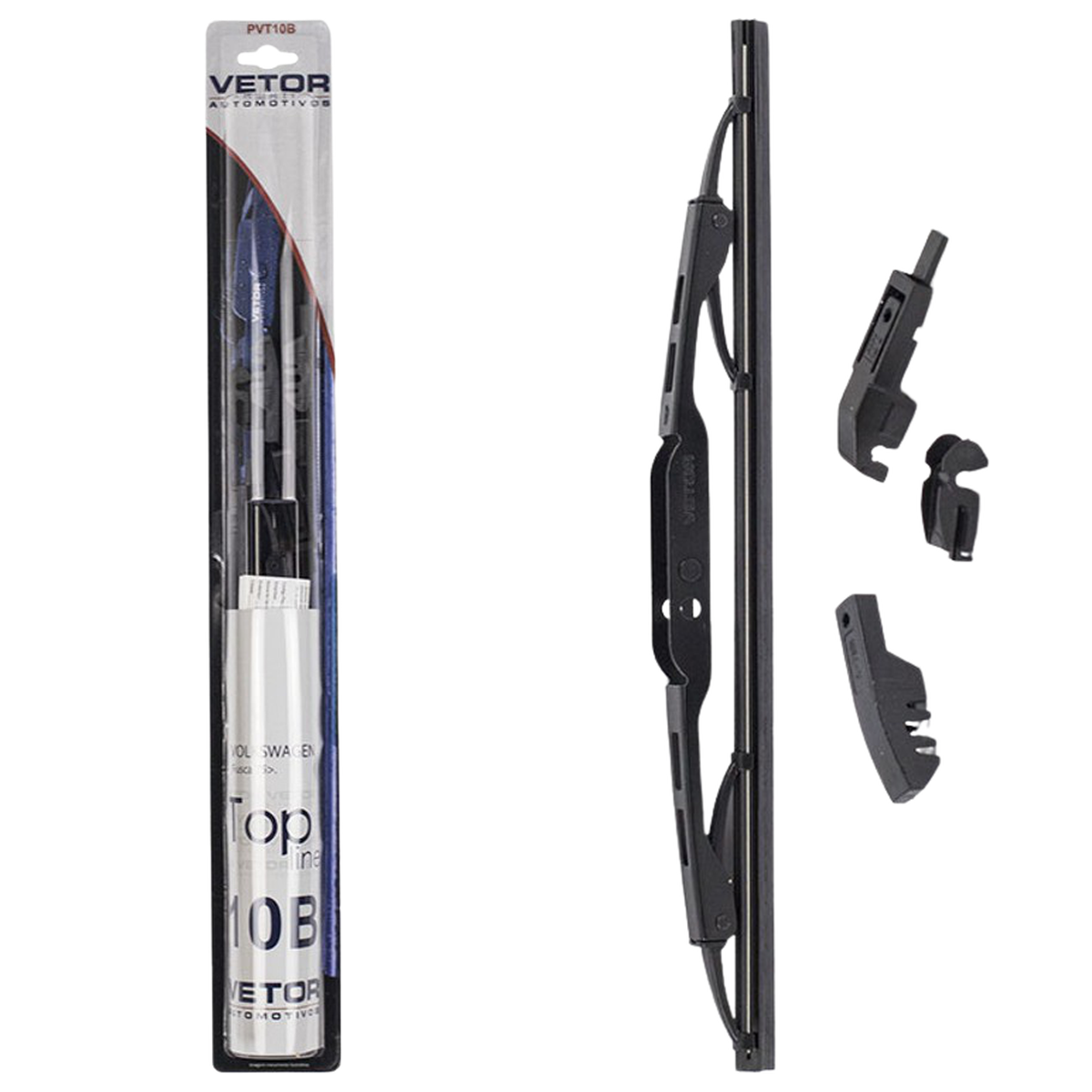 Palheta Top Line Dianteira 10" para Toyota Bandeirante e Volkswagen Fusca - Vetor - Pvt10B