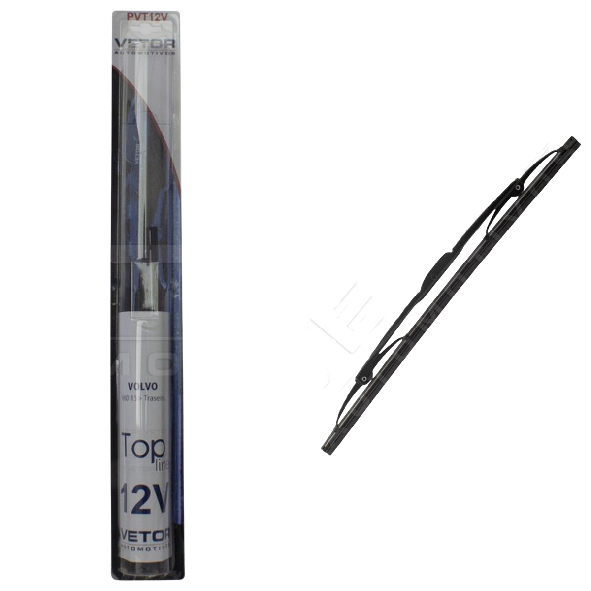 Palheta Top Line Traseira 12" para Volvo V60 - Vetor - Pvt12V